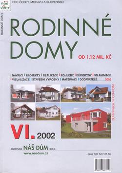 Kniha: Rodinné domy VI.2002 + CDautor neuvedený