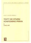 Kniha: Texty ke studiu konfesního práva II. - Antonín Ignác Hrdina