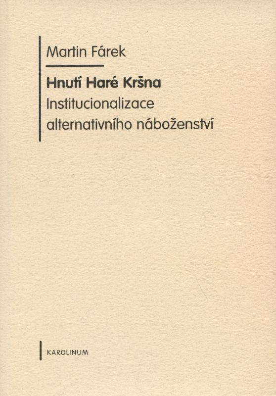 Kniha: Hnutí Haré Kršna - Martin Fárek