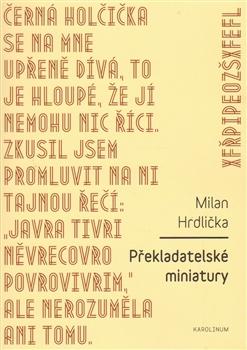 Kniha: Překladatelské miniatury - Milan Hrdlička