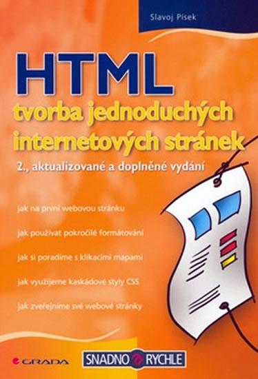 Kniha: HTML – tvorba jednoduchých internetových stránek - Písek Slavoj