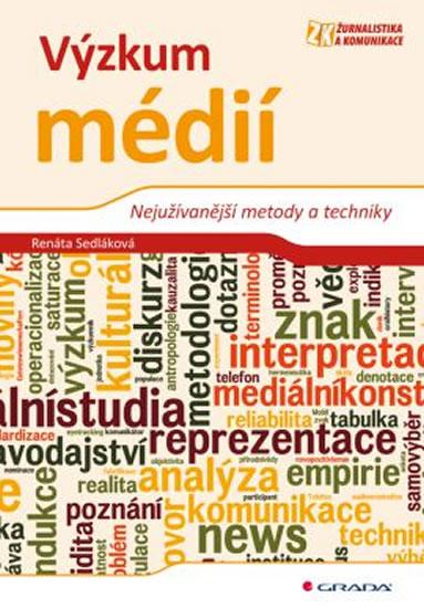 Kniha: Výzkum médií - Nejužívanější metody a techniky - Sedláková Renáta
