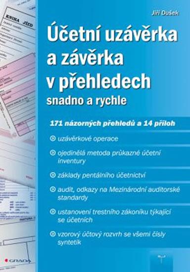 Kniha: Účetní uzávěrka a závěrka v přehledech snadno a rychle - Dušek Jiří