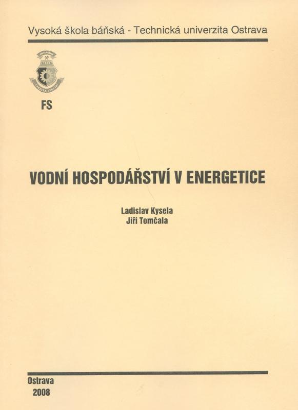 Kniha: Vodní hospodářství v energetice - Ladislav Kysela