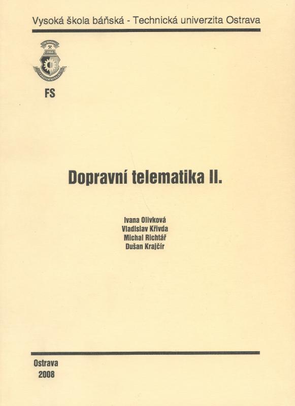 Kniha: Dopravní telematika II. - Ivana Olivková