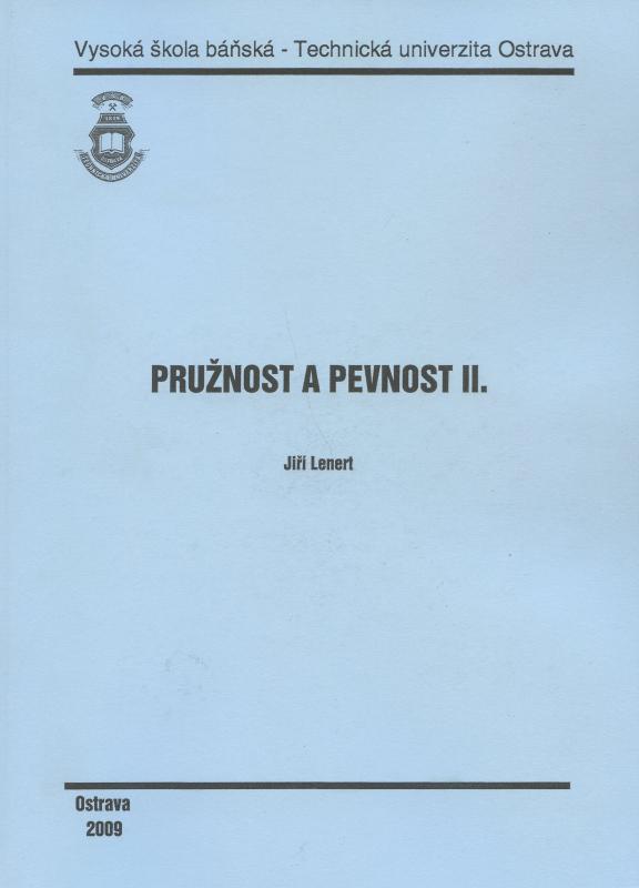 Kniha: Pružnost a pevnost II. - Jiří Lenert