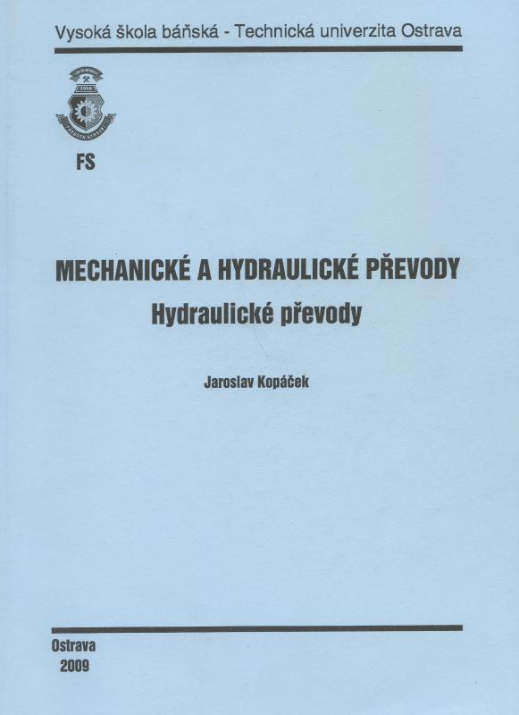 Kniha: Mechanické a hydraulické převody - Jaroslav Kopáček