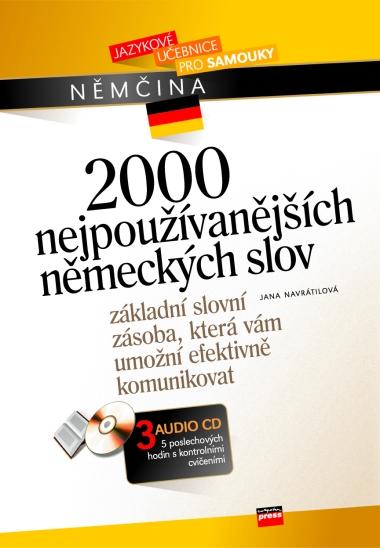 Kniha: 2000 nejpoužívanějších německých slov - Jana Navrátilová