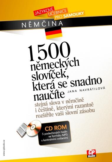 Kniha: 1500 německých slovíček + CD ROM - Navrátilová Jana