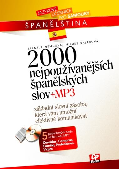 Kniha: 2000 nejužívanějších španělských slov - Miluše Kalábová, Jarmila Němcová