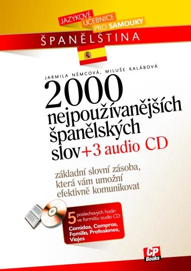 Kniha: 2000 nejužívanějších španělských slov - Miluše Kalábová, Jarmila Němcová