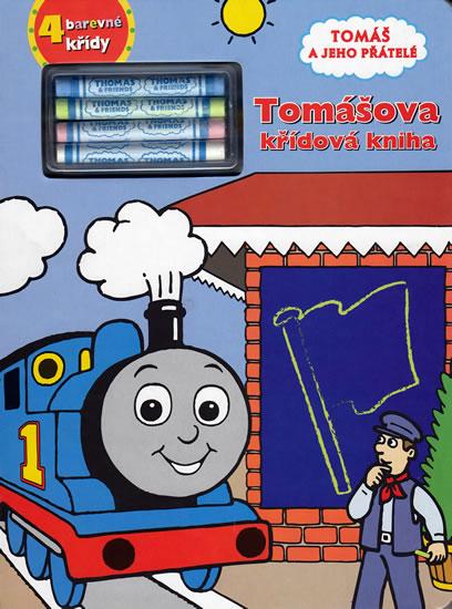 Kniha: Tomášova křídová kniha - Tomáš a jeho přátelé + 4 barevné křídyautor neuvedený