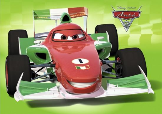 Kniha: Autá 2 Francesco Bernoulli  (zelená) - Disney/Pixar