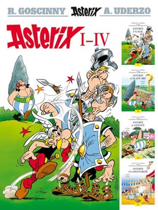 Kniha: Asterix I-IV - 3. vydání - Goscinny, Albert Uderzo René