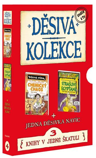 Kniha: Děsivá kolekce 4 - Chemický chaos + Egyp - Scholastic