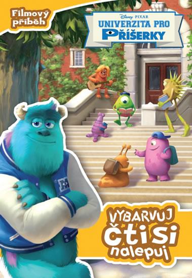 Kniha: Universita pro příšerky - Filmový příběh: vybarvuj, čti si, nalepuj - Disney Walt
