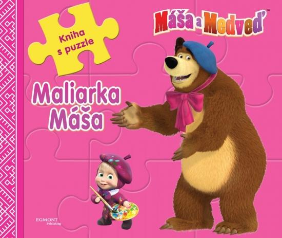 Kniha: Máša a medveď - Maliarka Máša - Kniha s puzzleautor neuvedený