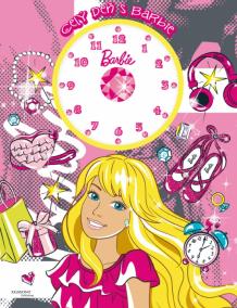 Barbie - Celý deň s Barbie-kniha s hodinami