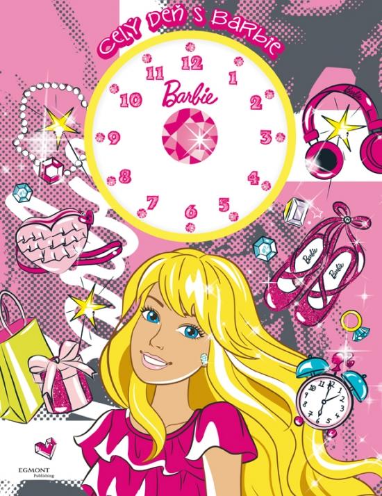 Kniha: Barbie - Celý deň s Barbie-kniha s hodinamiautor neuvedený