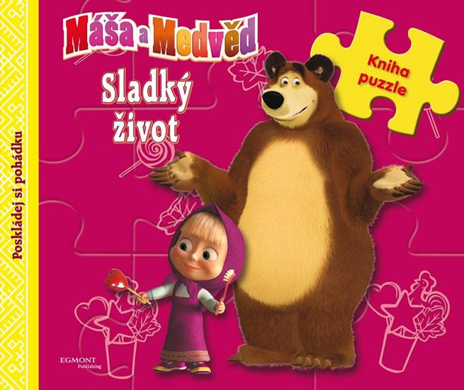 Kniha: Máša a medvěd - Sladký život (kniha s puzzle) - Animaccord