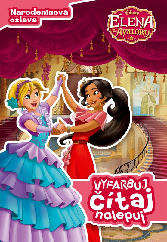 Kniha: Elena z Avaloru - Vyfarbuj, čítaj, nalepujkolektív autorov