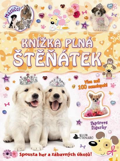 Kniha: Knižka plná štěňátek - samolepky a figurkyautor neuvedený