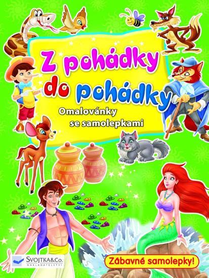 Kniha: Z pohádky do pohádky -omalovánky (zelenáautor neuvedený