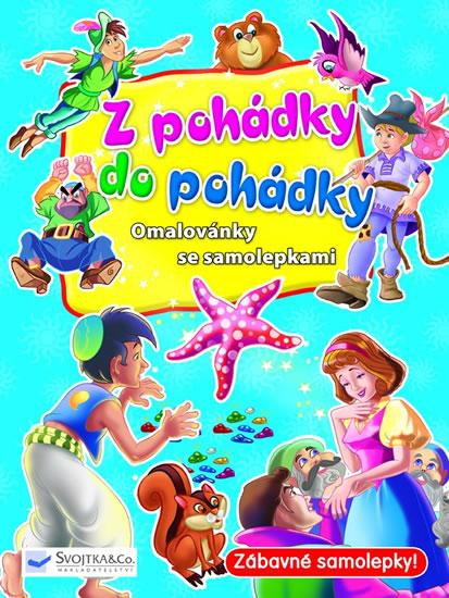 Kniha: Z pohádky do pohádky - omalovánky (modráautor neuvedený