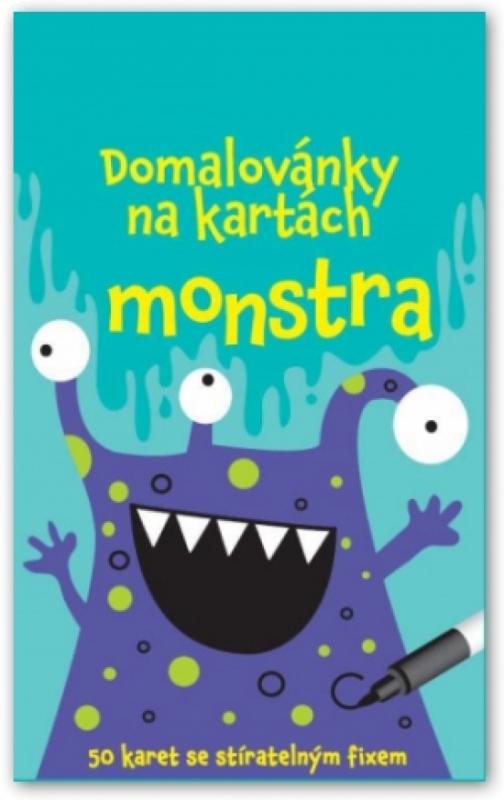 Kniha: Domalovánky na kartách - Monstraautor neuvedený