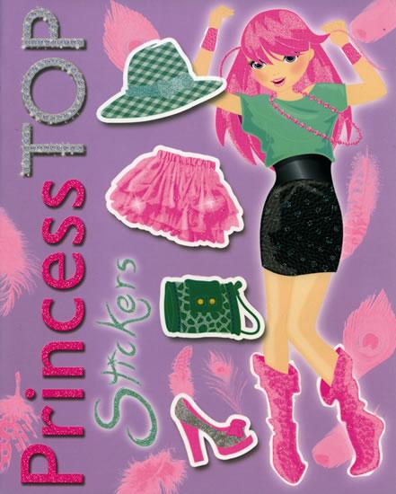 Kniha: Princess TOP Stickers (fialová)autor neuvedený