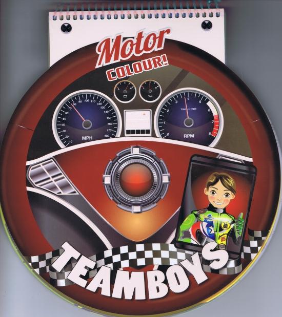 Kniha: Teamboys Motor Colour! – volantautor neuvedený