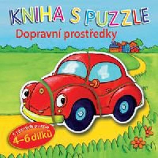 Kniha: Dopravní prostředky - Kniha s puzzleautor neuvedený