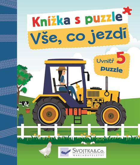 Kniha: Vše, co jezdí - Knížka s puzzle - Teller Laura