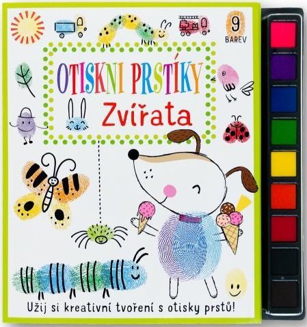 Kniha: Zvířata - Otiskni prstíkyautor neuvedený