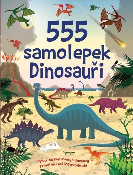 Kniha: 555 samolepek Dinosauřiautor neuvedený