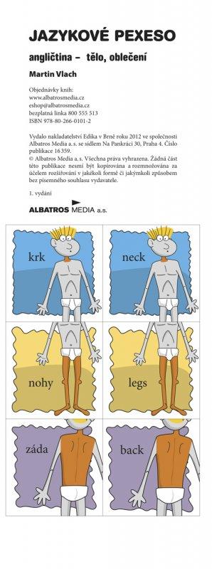 Kniha: Jazykové pexeso - angličtina - tělo, oblečení - Martin Vlach