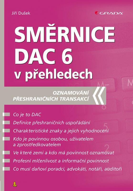 Kniha: Směrnice DAC 6 v přehledech - Oznamování - Dušek Jiří