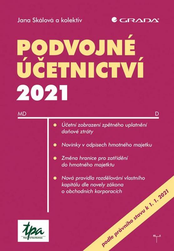 Kniha: Podvojné účetnictví 2021 - Skálová a kolektiv Jana