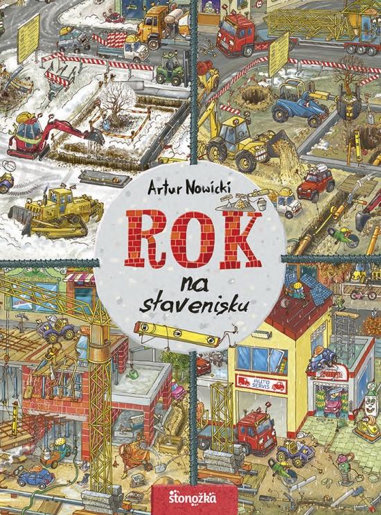 Kniha: Rok na stavenisku - Nowicki Artur