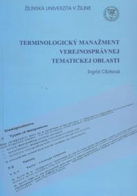 Terminologický manažment verejnosprávnej tematickej oblasti