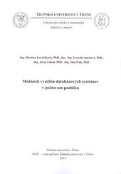 Kniha: Možnosti využitia databázových systémov v poštovom podniku - Kolektív autorov