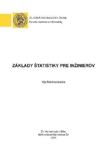 Kniha: Základy štatistiky pre inžinierov - Ida Stankovianska