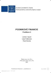 Podnikové financie - praktikum 2