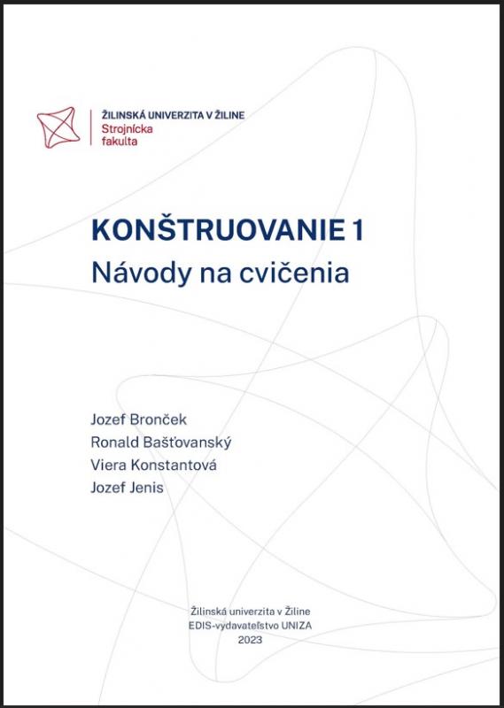 Kniha: Konštruovanie 1 - Jozef Bronček