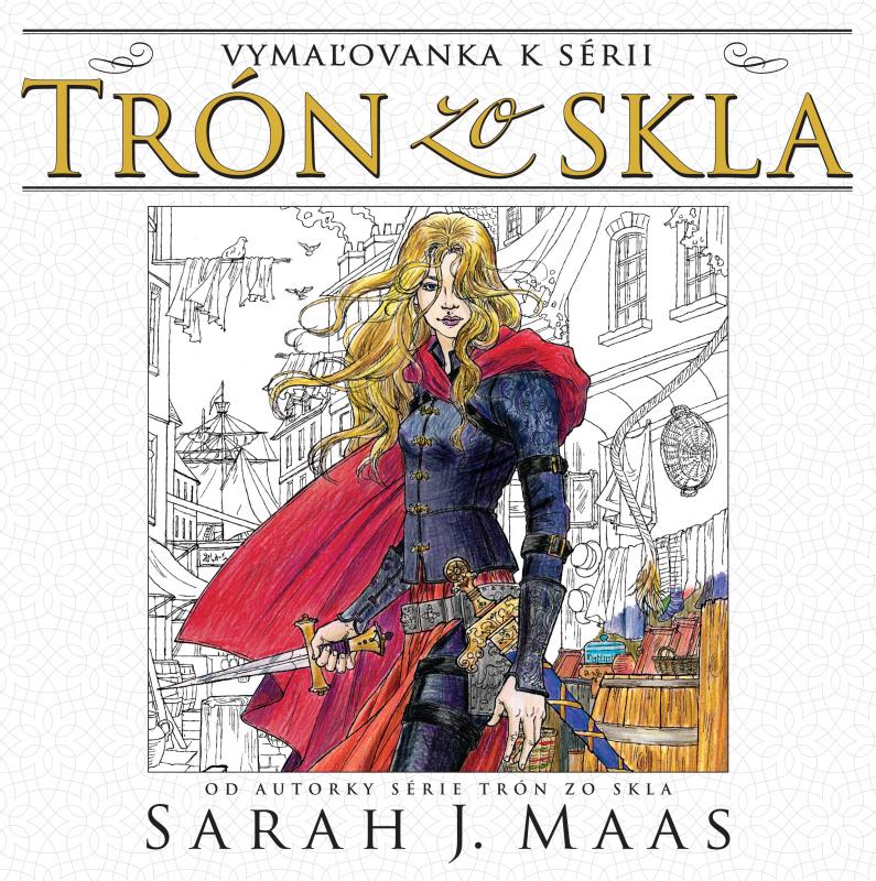 Kniha: Vymaľovanka k sérii Trón zo skla - Sarah J. Maas