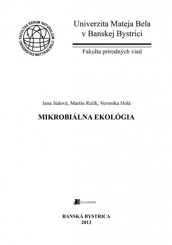 Kniha: Mikrobiálna ekológia - Jana Júdová