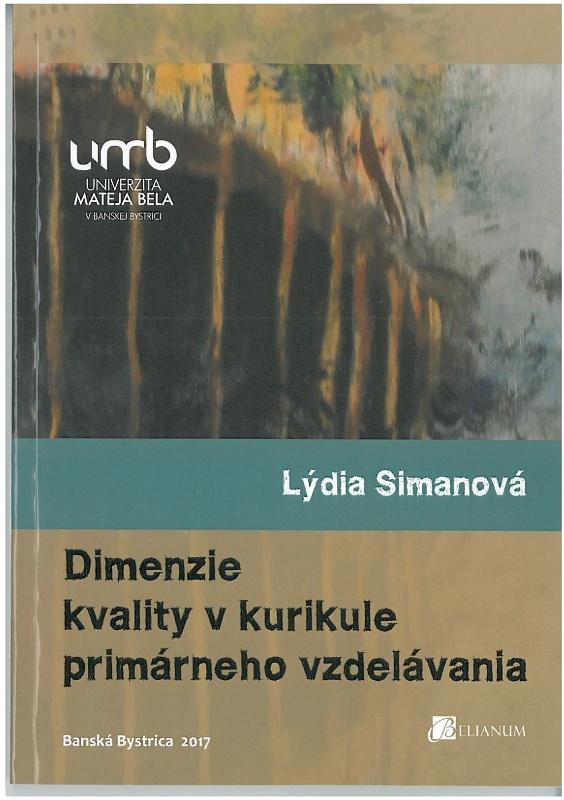 Kniha: Dimenzie kvality v kurikule primárneho vzdelávania - Lýdia Simanová