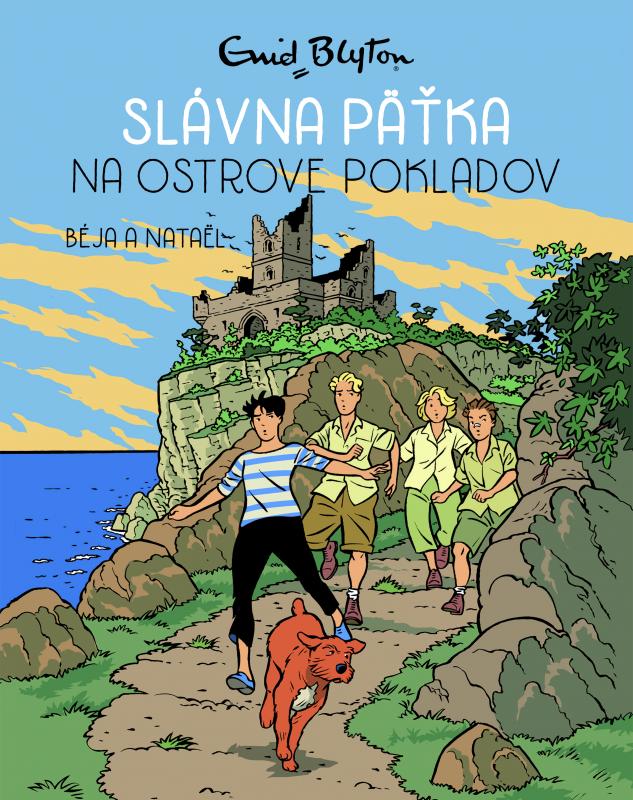 Kniha: Slávna päťka na ostrove pokladov (1) - komiks - Enid Blyton