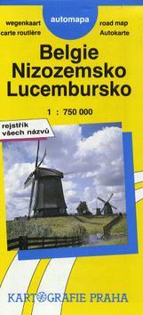 Kniha: Belgie, Nizozemsko, Lucembursko automapaautor neuvedený