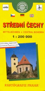 Kniha: Střední Čechy 1:200 000autor neuvedený